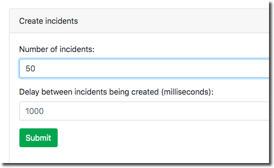 create incidents